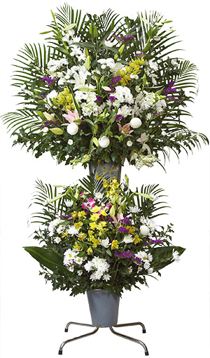 スタンド2段生花