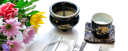 生花、供物の手配